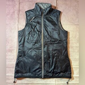 Women’s Under Armour Storm Primaloft Puffer Vest Size Medium Black Full Zip Fall